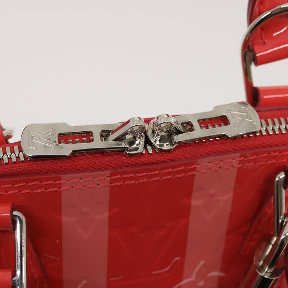 LOUIS VUITTON Vernis Rayures Alma BB Hand Bag Pink M91593 - Picture 9 of 16